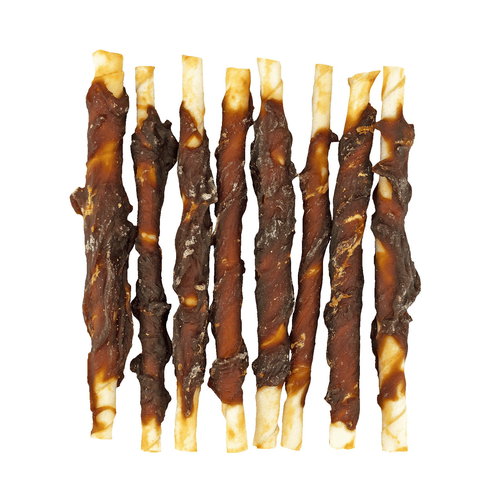 Braaaf Rawhide Roll Sticks Eend - 8 st. - All For Animals