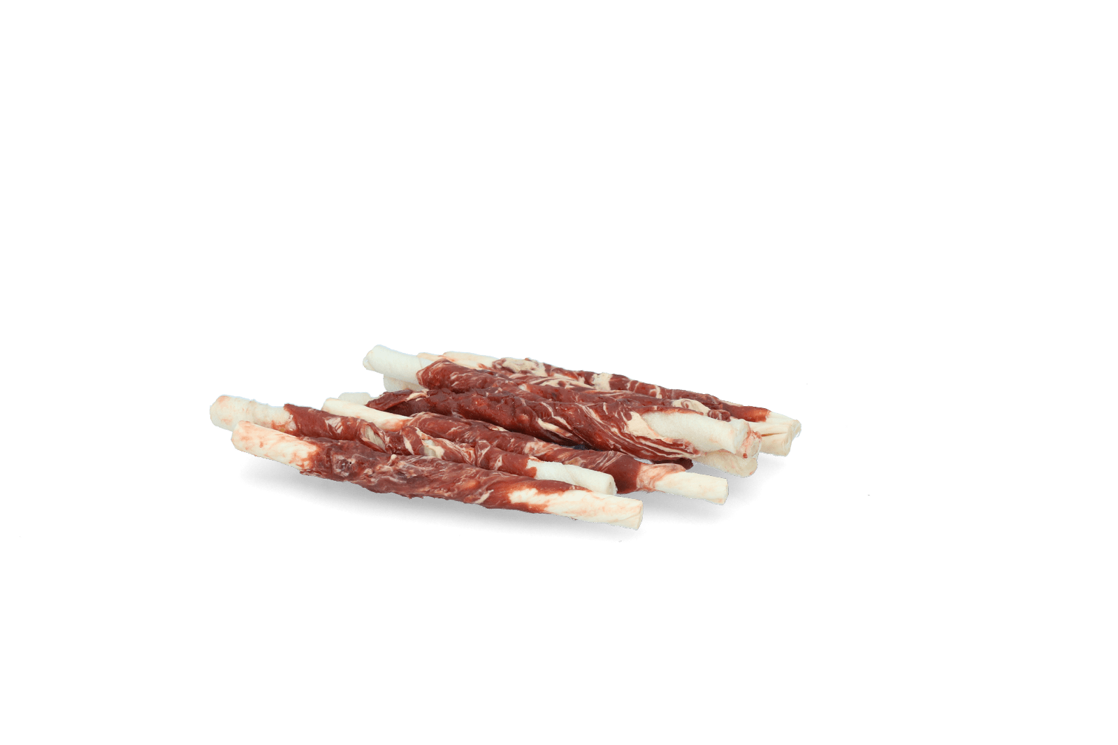 Braaaf Rawhide Roll Sticks Lam & Vis - 8 st. - All For Animals