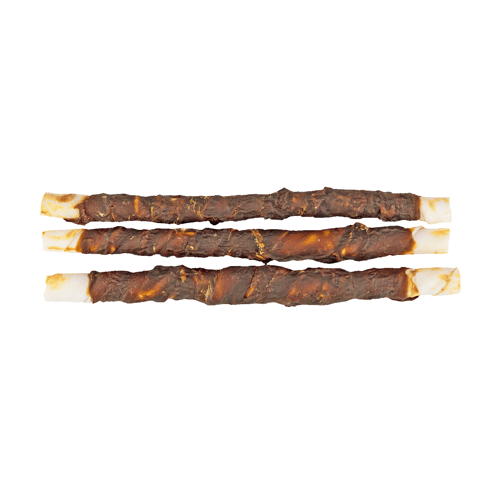 Braaaf Rawhide Twister Eend (3 st.) - 25 cm - All For Animals