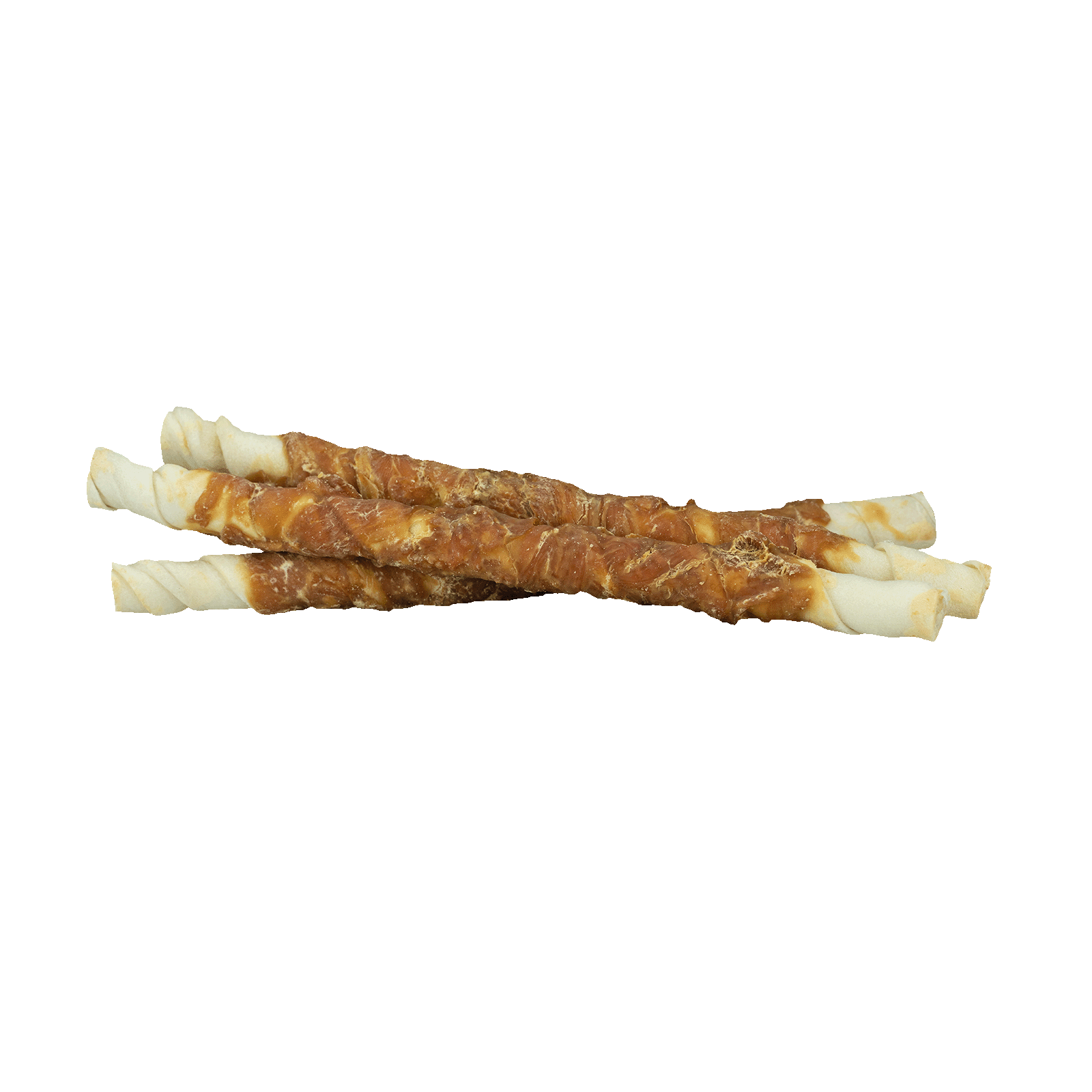 Braaaf Rawhide Twister Kip (3 st.) - 25 cm - All For Animals