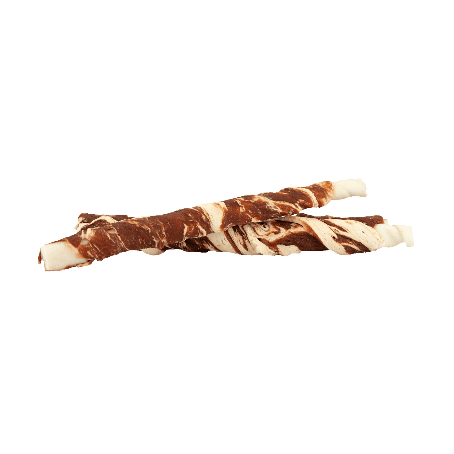 Braaaf Rawhide Twister Rund & Vis (3 st.) - 21 cm - All For Animals