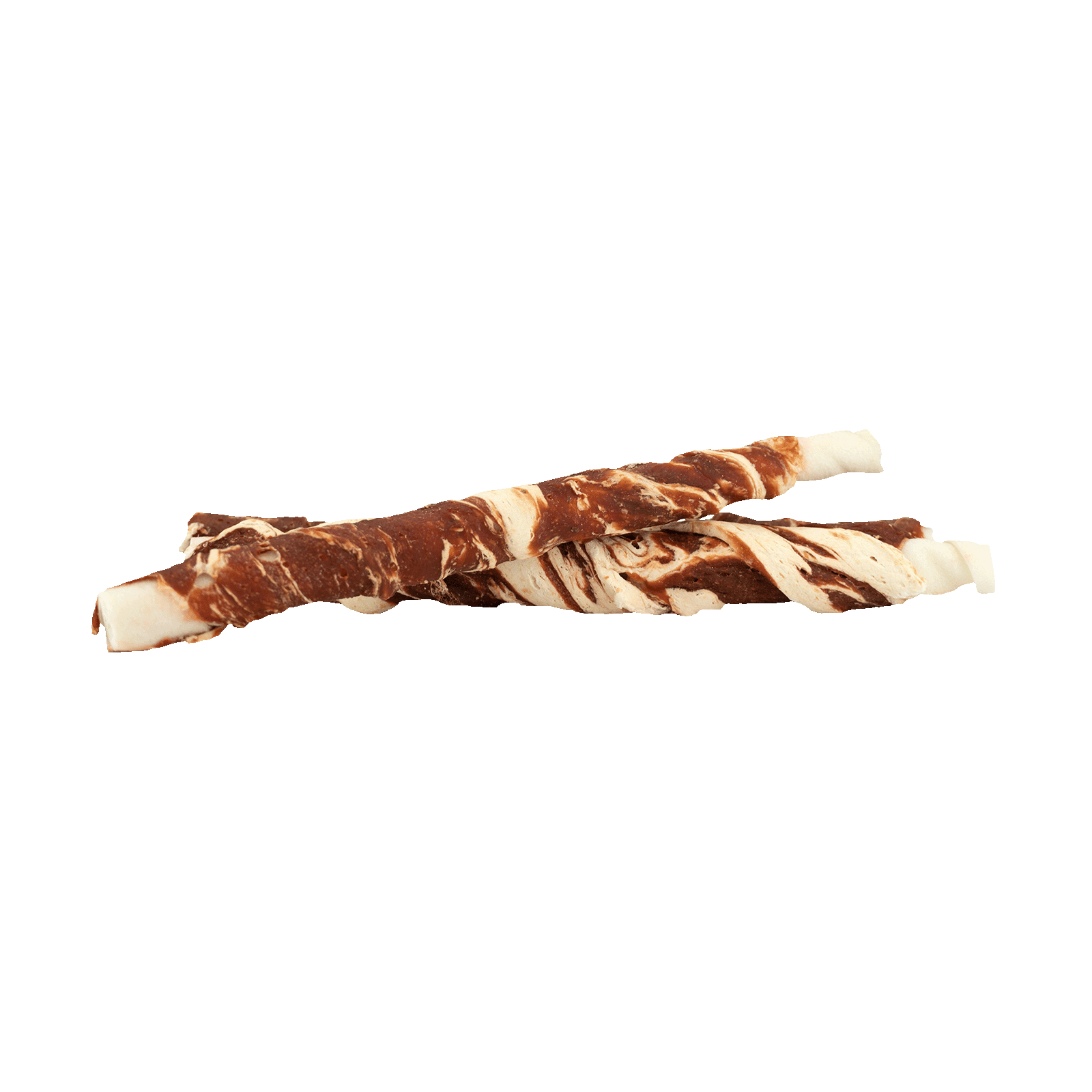 Braaaf Rawhide Twister Rund & Vis (3 st.) - 21 cm - All For Animals