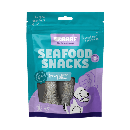 Braaaf Seafood Fish Bone - 12 cm - All For Animals