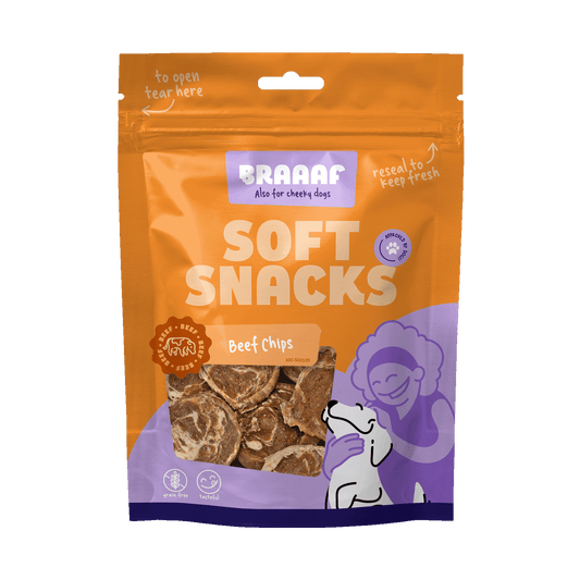 Braaaf Soft Snack Chips - Rund & Vis - All For Animals