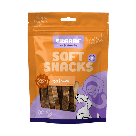 Braaaf Soft Snack Slices - Rund & Vis - All For Animals