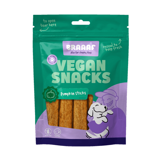 Braaaf Vegan Snack Pompoen Stick - All For Animals
