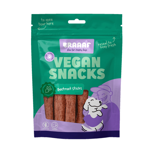 Braaaf Vegan Snack Rode Biet Stick - all for animals