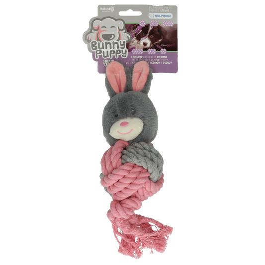 Bunny Puppy Ropey Ball - transparante productafbeelding