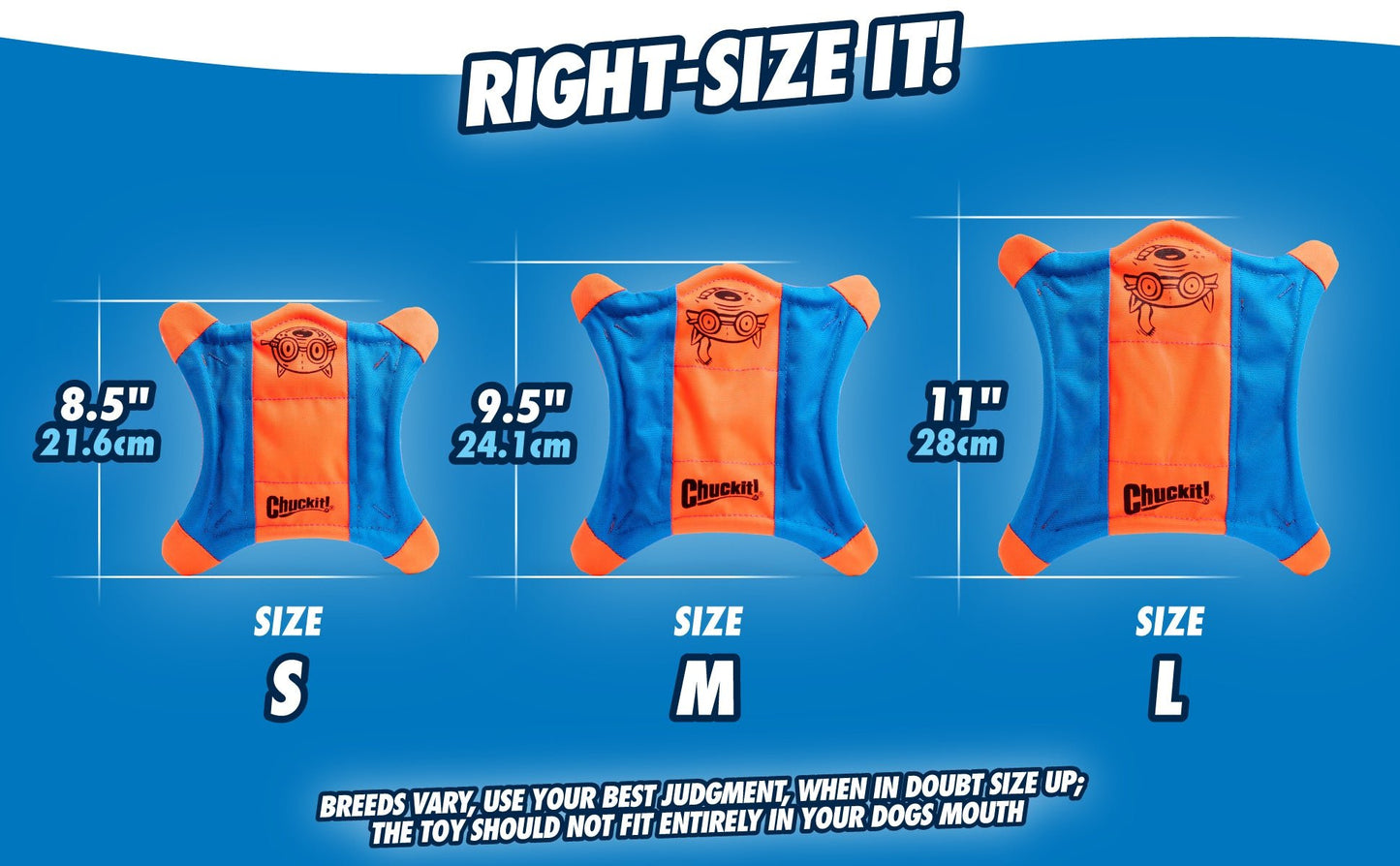 Chuckit! Flying Squirrel M - all for animals