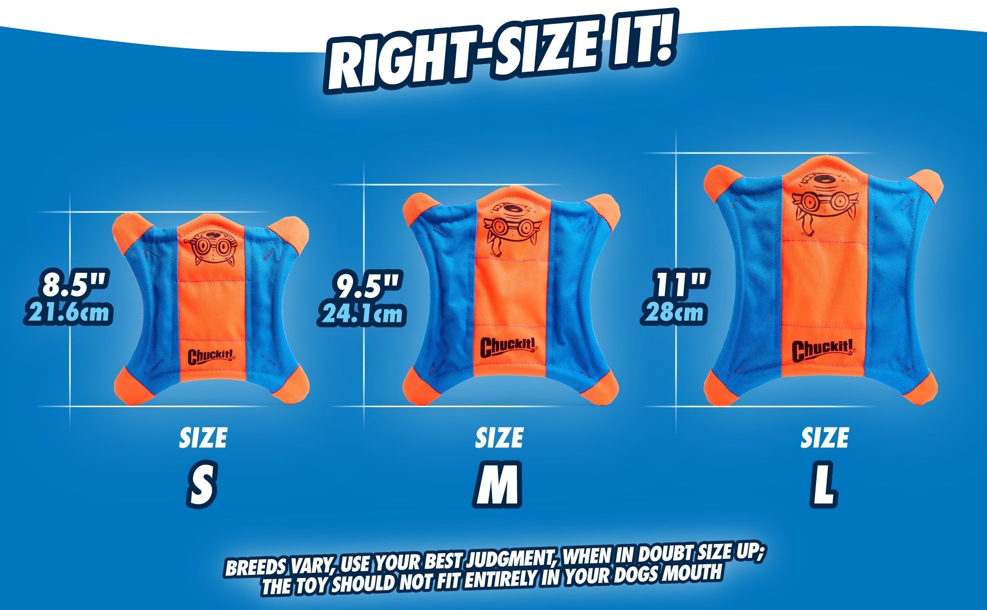 Chuckit! Flying Squirrel M - all for animals