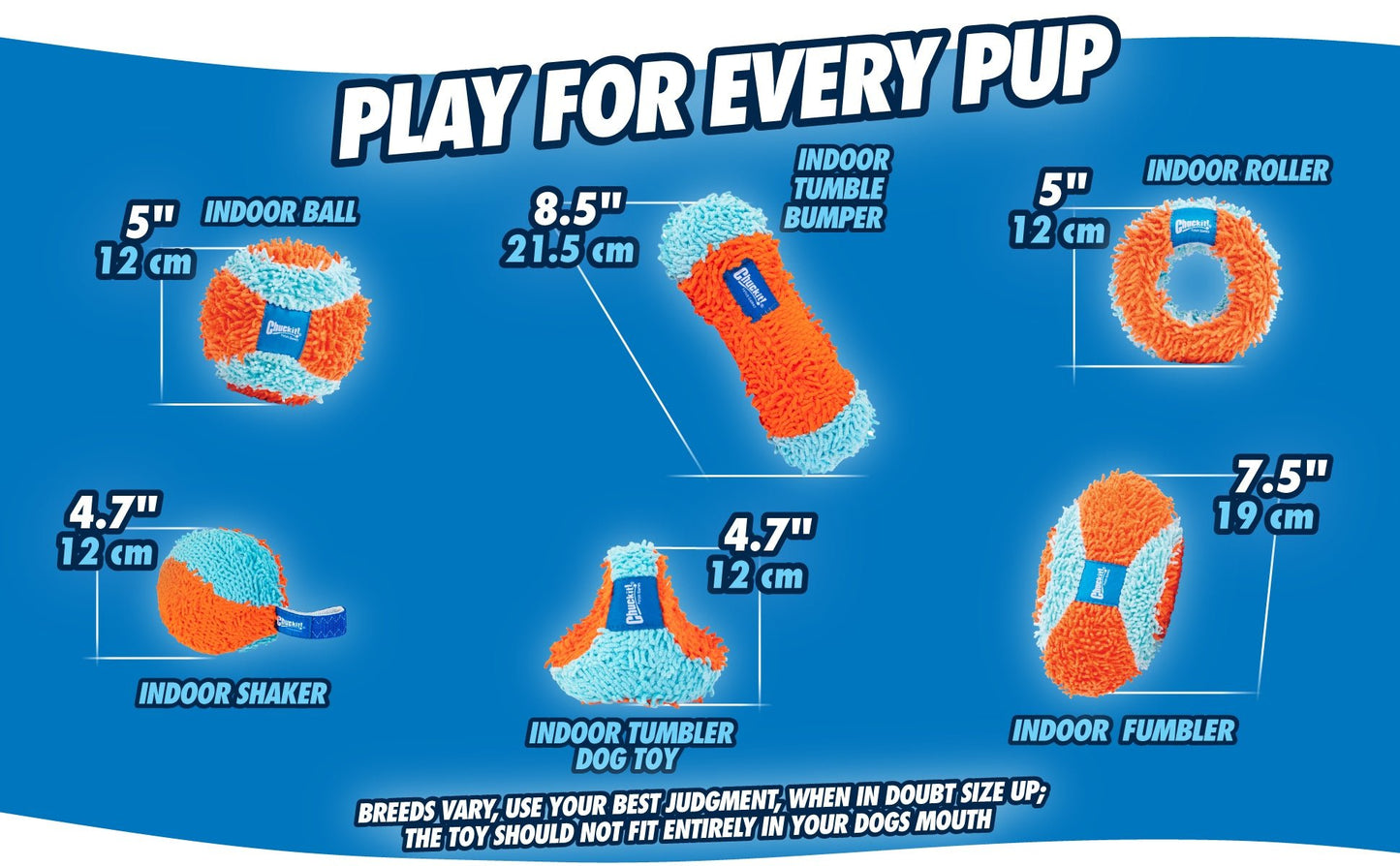 Chuckit! Indoor Shaker - all for animals