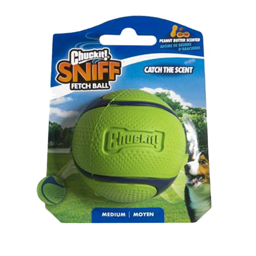 Chuckit! Sniff Fetch Ball Peanut Butter M - All For Animals