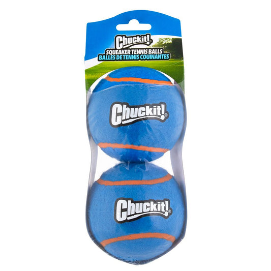Chuckit! Squeaker Tennis Balls (2-pack) - All For Animals