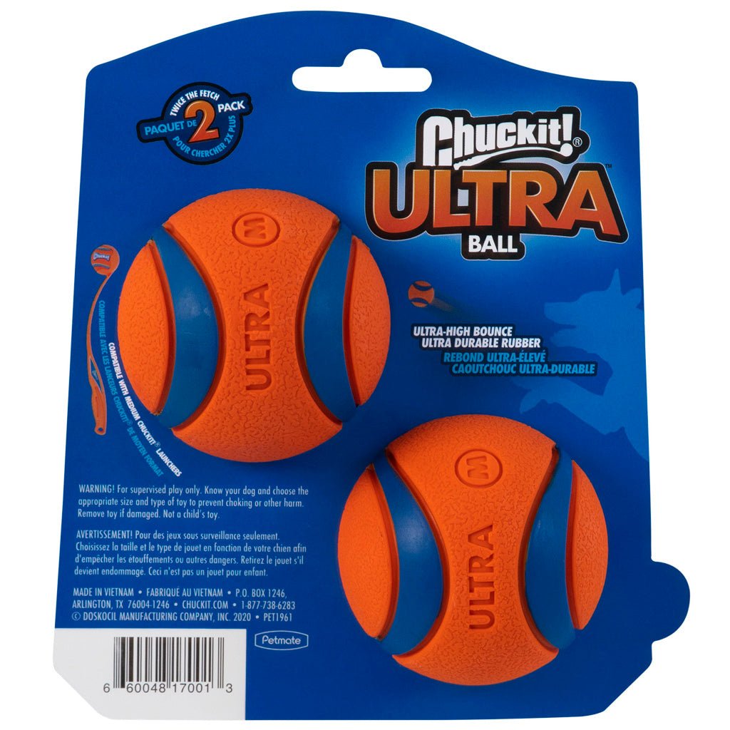 Chuckit! Ultra Ball M (2 - pack) - all for animals