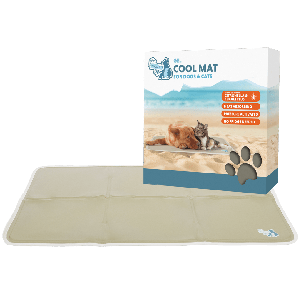 Coolpets Gel Cooling Mat Beige - all for animals