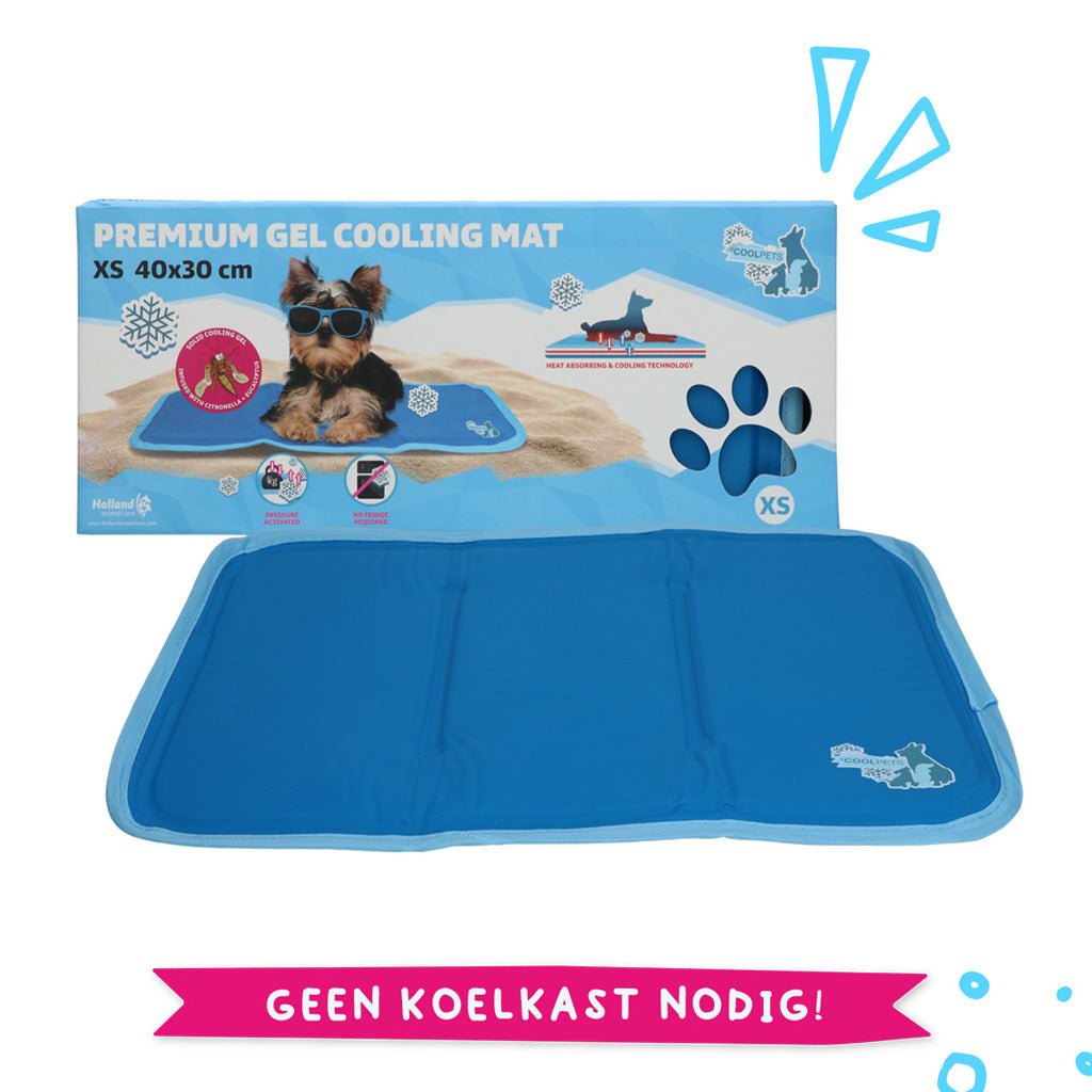 Coolpets Premium Solid gel Cooling Mat XS 40x30cm - all for animals