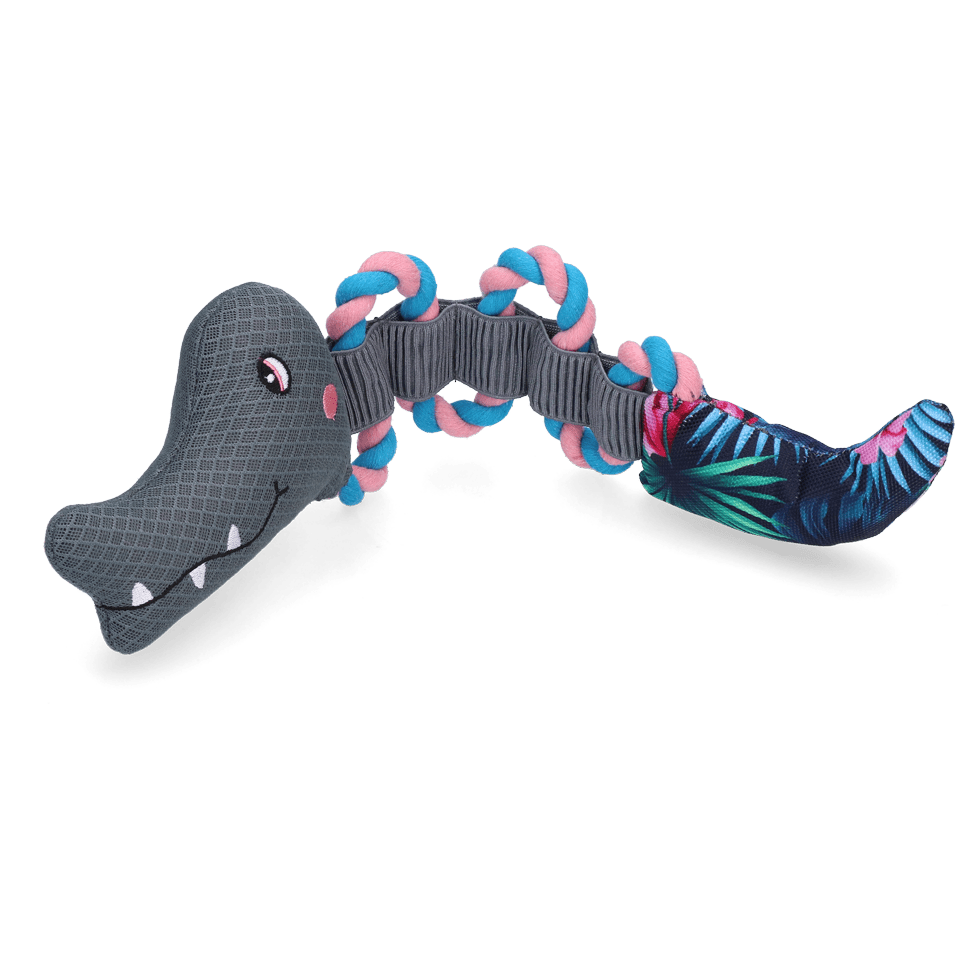 CoolPets Pull Me! Crocky Rope Flower - all for animals