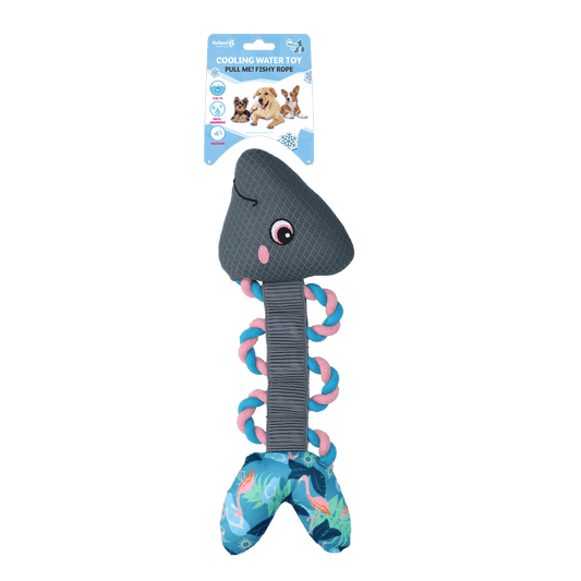 CoolPets Pull Me! Fishy Rope Flamingo - all for animals