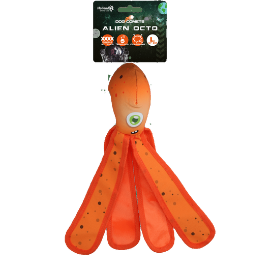 Dog Comets Alien Octo L - transparante productafbeelding
