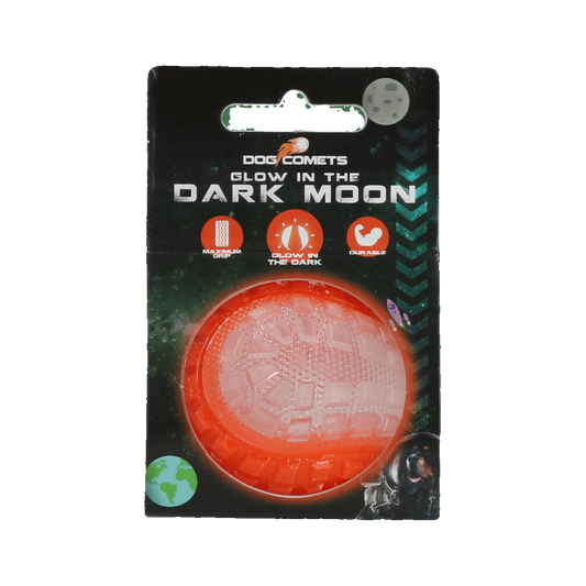 Dog Comets Glow In The Dark Moon Bal - transparante productafbeelding