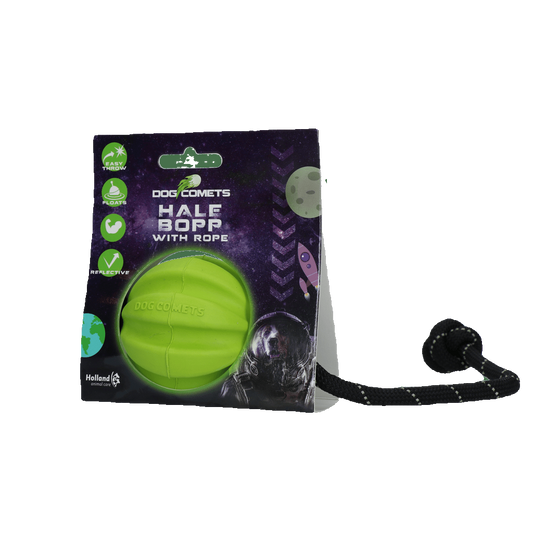 Dog Comets Hale Bopp Met Touw Groen - transparante productafbeelding