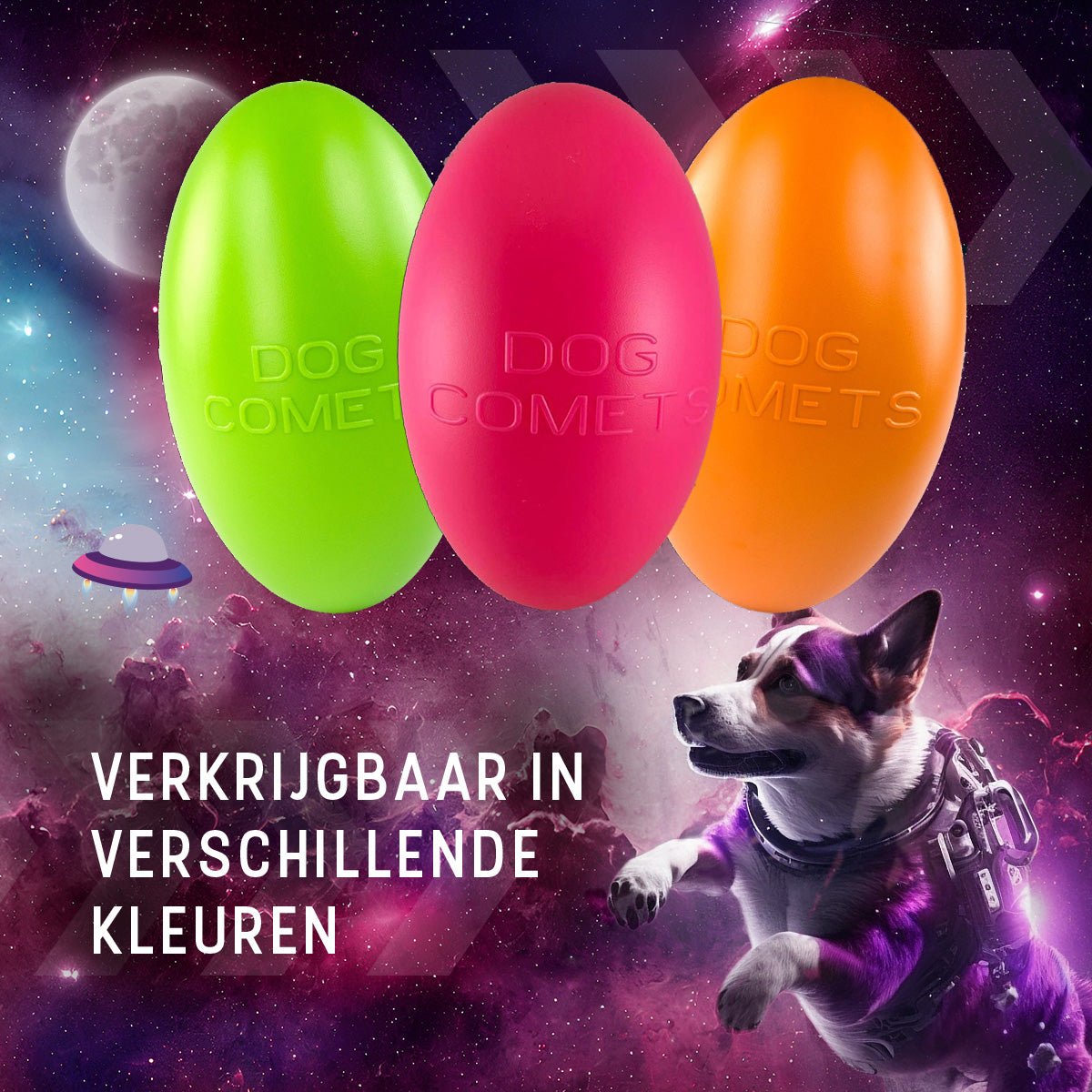Dog Comets Pan - Stars Roze - all for animals