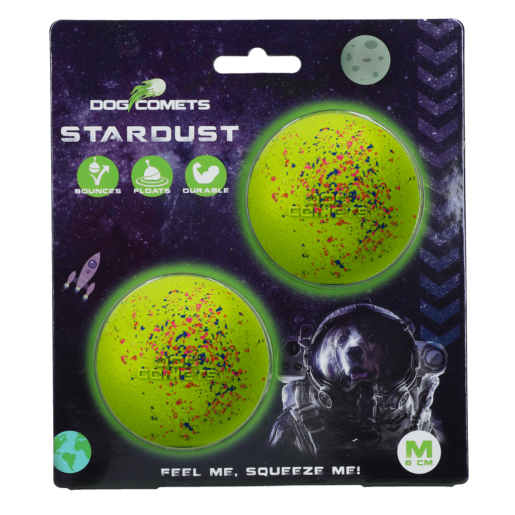 Dog Comets Stardust Groen M (2 - Pack) - all for animals