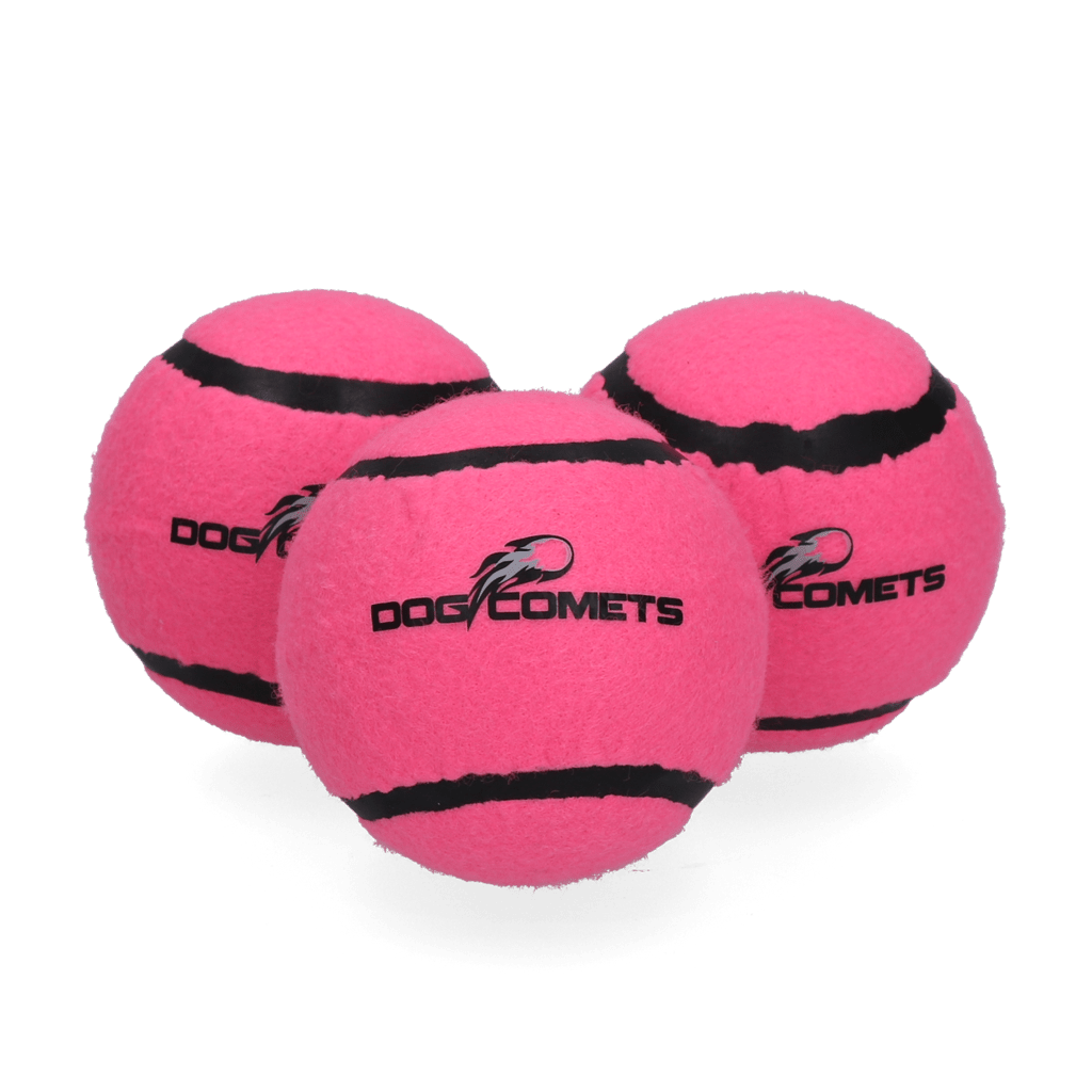 Dog Comets Tennisbal Met Pieper Neutron Star M Roze (3 - pack) - all for animals