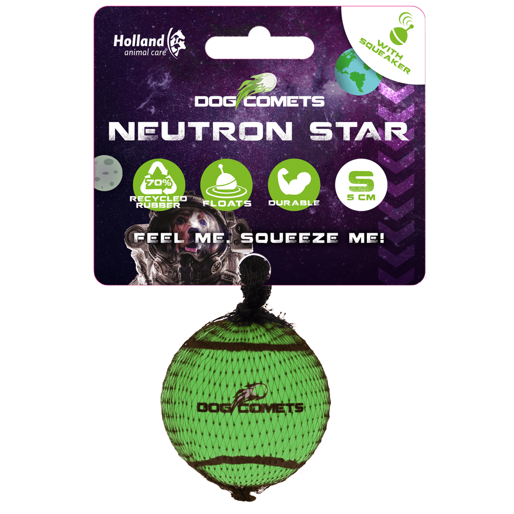 Dog Comets Tennisbal Met Pieper Neutron Star S - all for animals