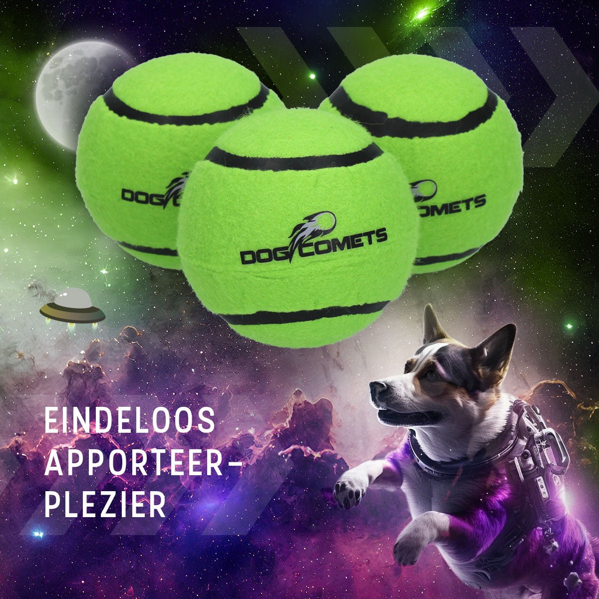 Dog Comets Tennisbal Starlight S - all for animals