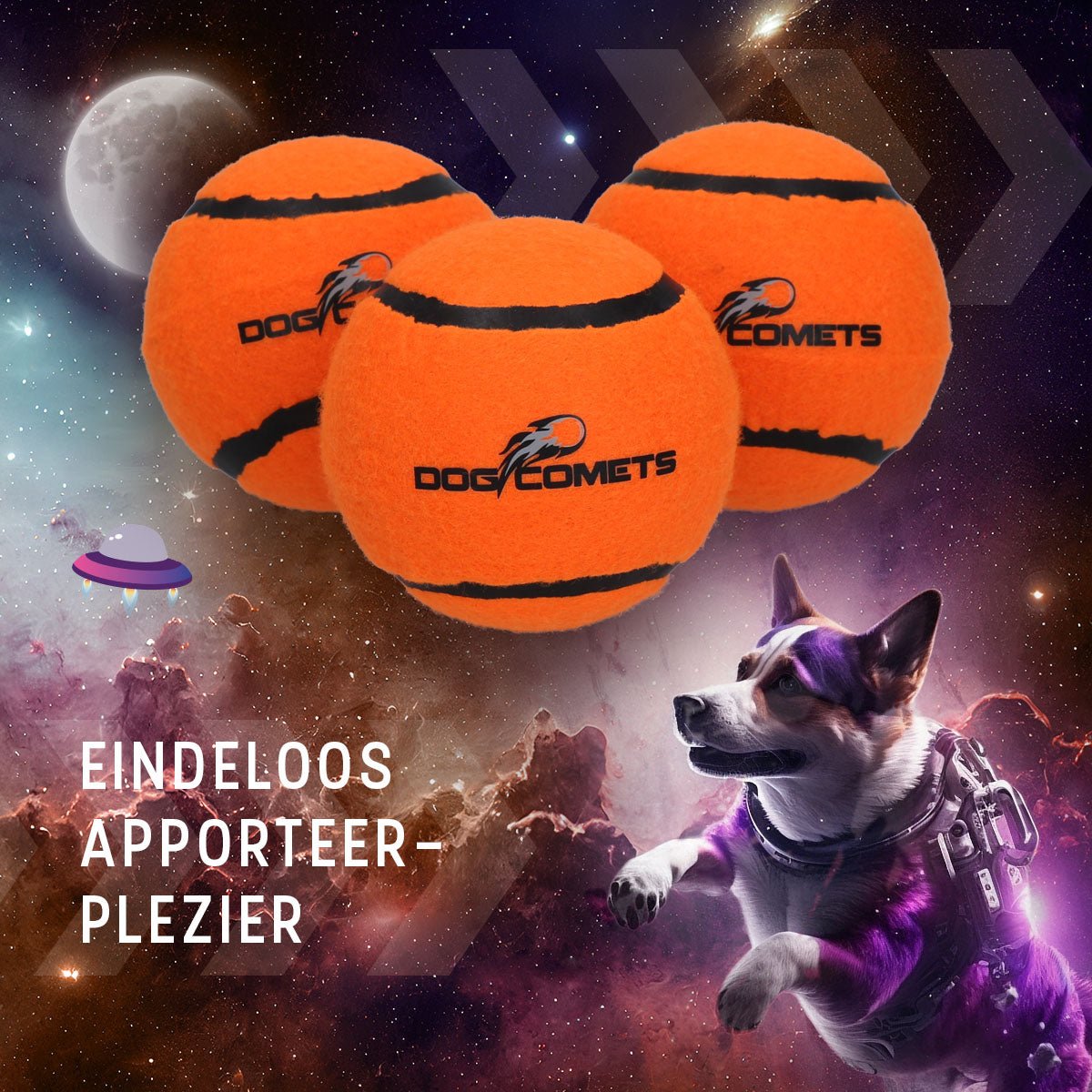 Dog Comets Tennisbal Starlight S - all for animals