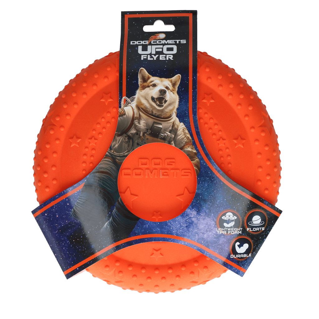 Dog Comets UFO Flyer - all for animals