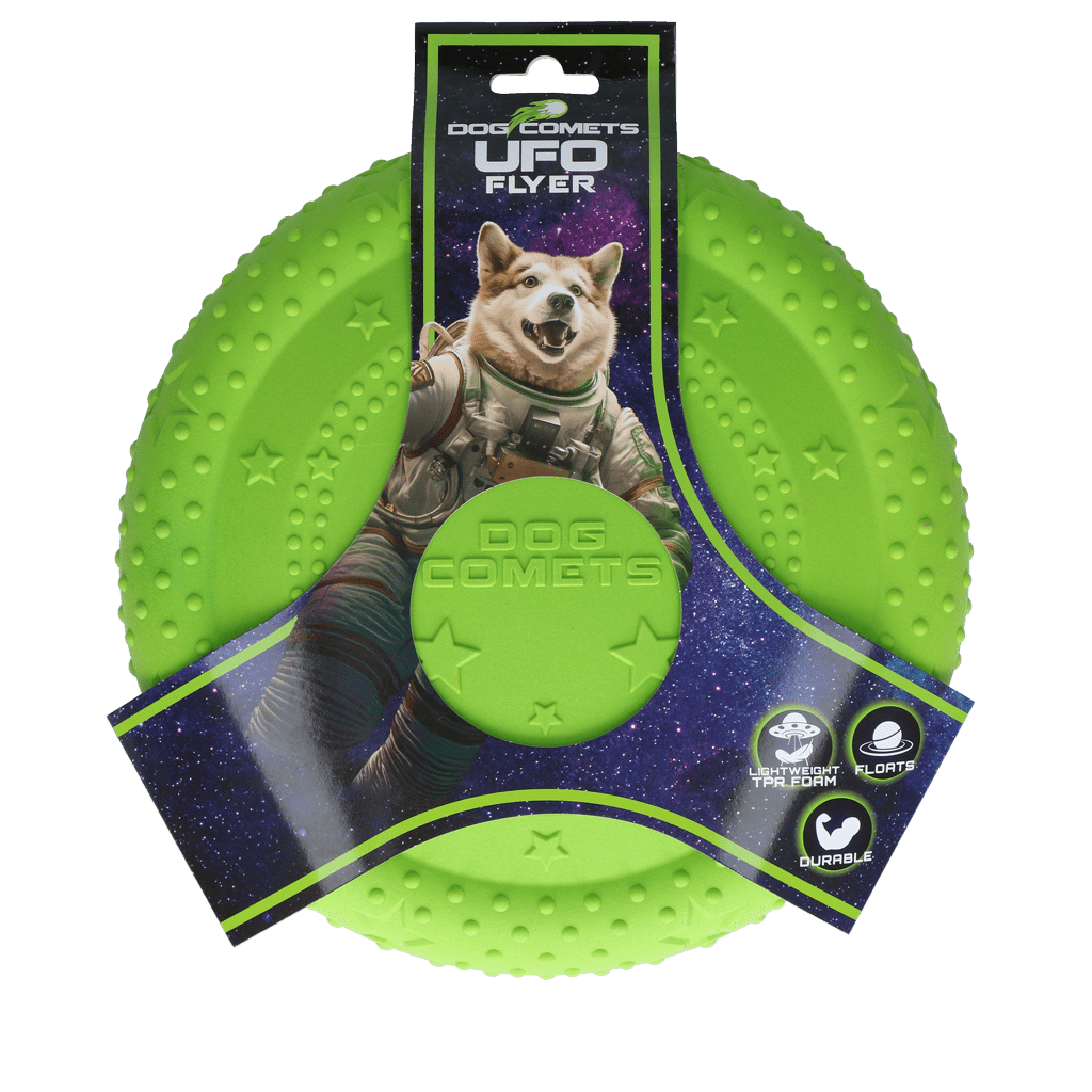 Dog Comets UFO Flyer - all for animals