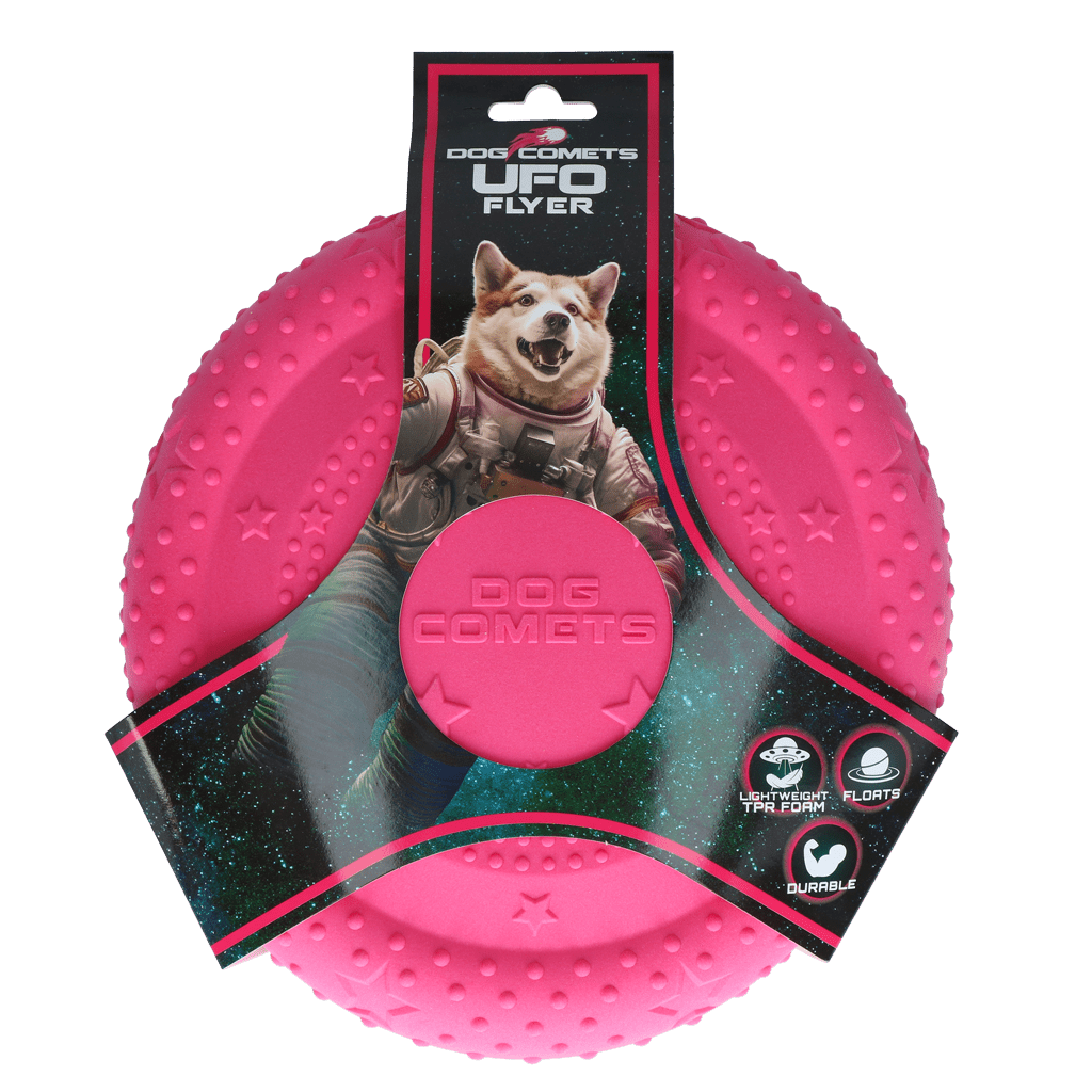 Dog Comets UFO Flyer - all for animals