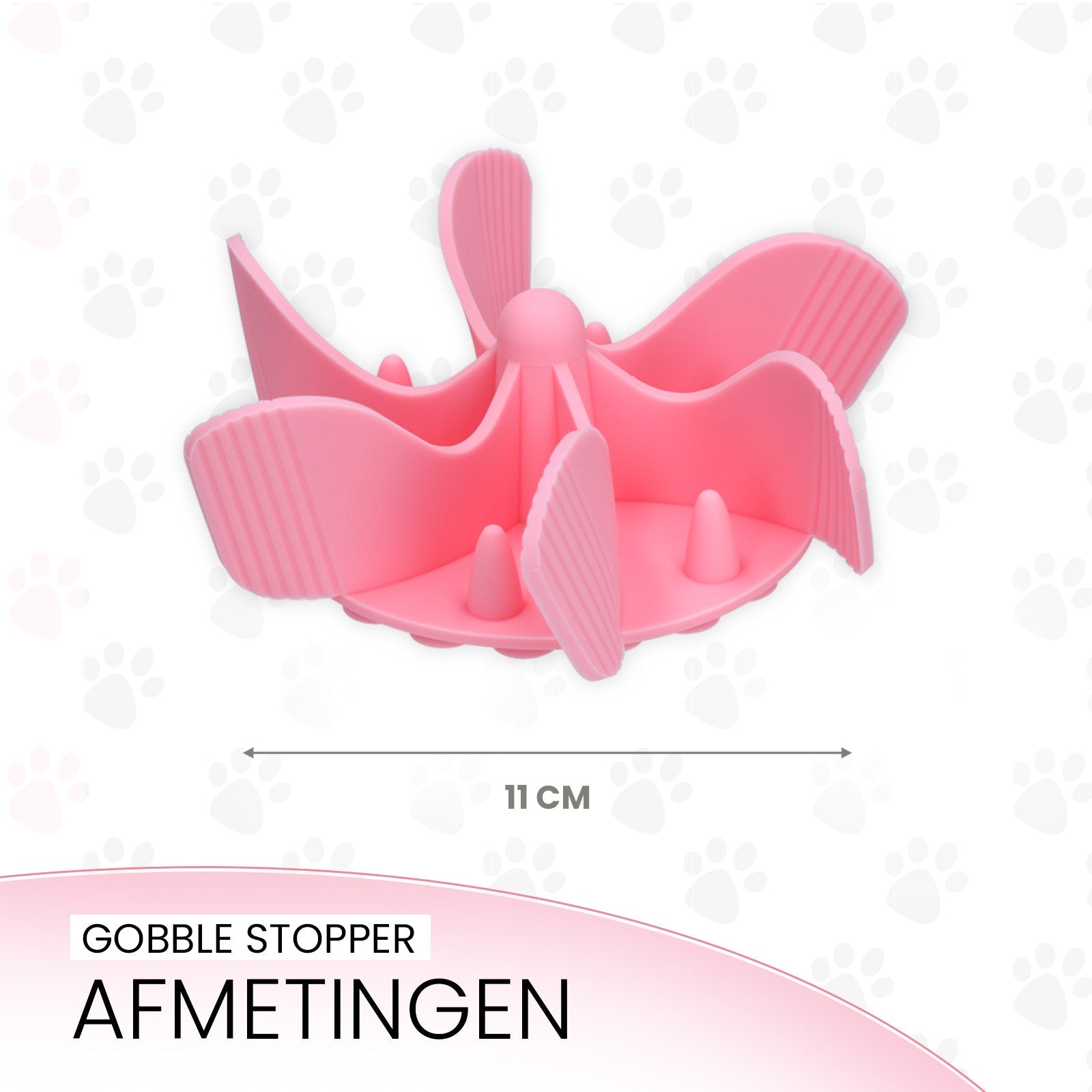 Eat Slow Live Longer Gobble Stopper Roze - all for animals
