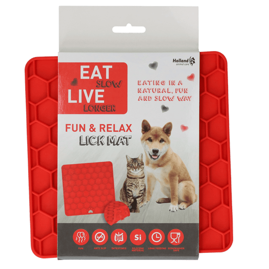 Eat Slow Live Longer Lick Mat Honeycomb - all for animals