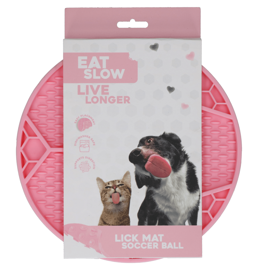 Eat Slow Live Longer Lick Mat Soccer Ball - all for animals