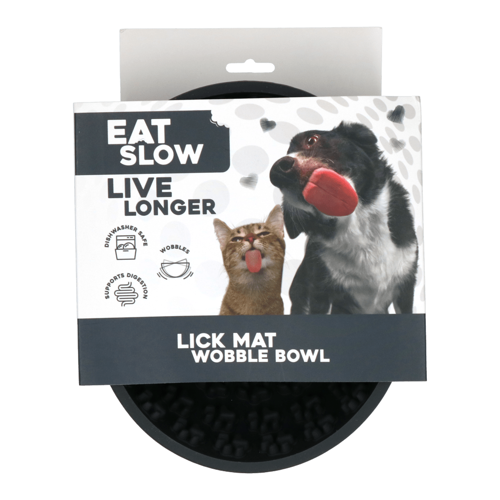Eat Slow Live Longer Lick Mat Wobble Bowl - all for animals