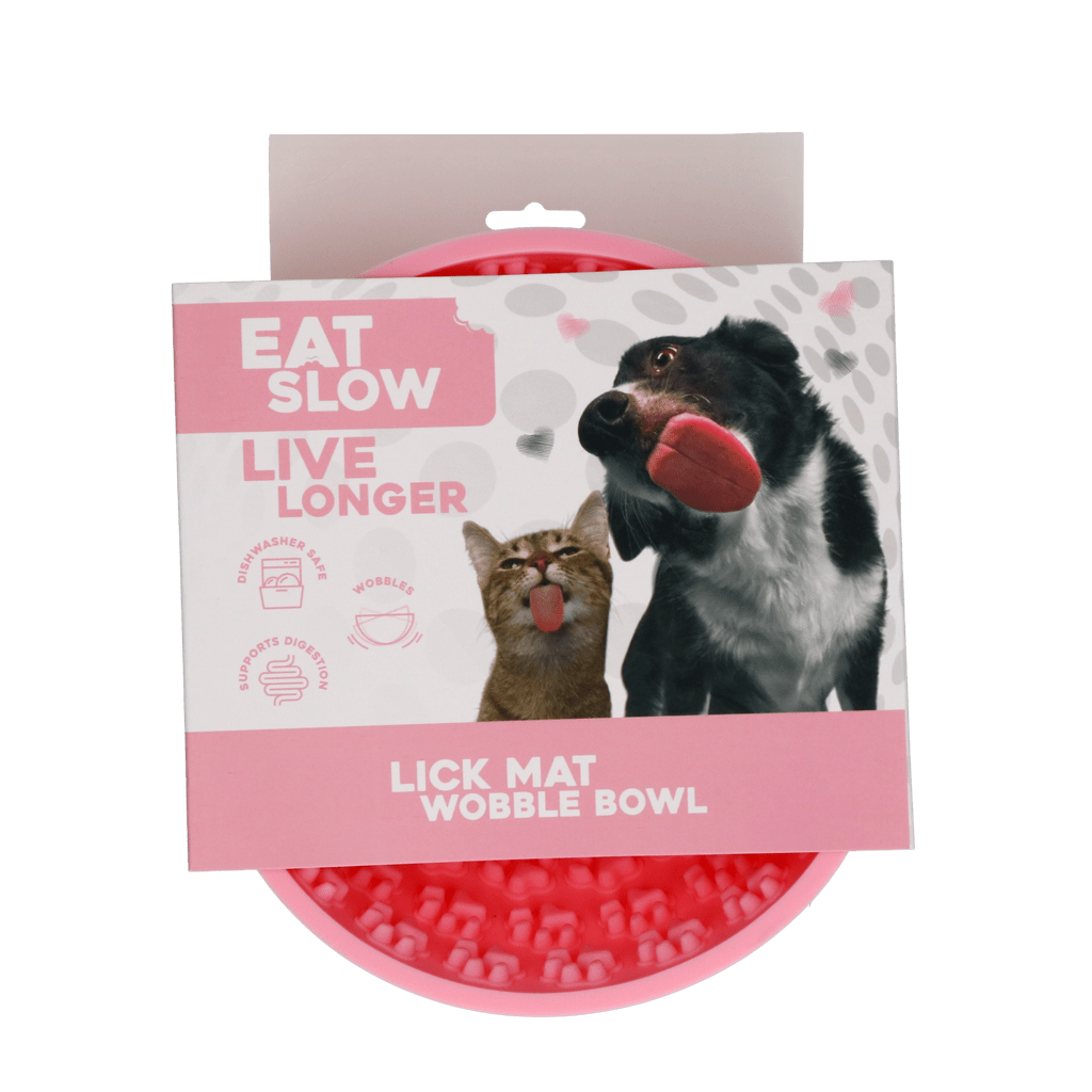 Eat Slow Live Longer Lick Mat Wobble Bowl - all for animals