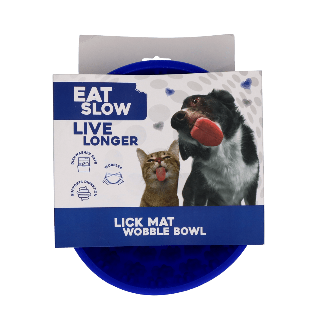 Eat Slow Live Longer Lick Mat Wobble Bowl - all for animals