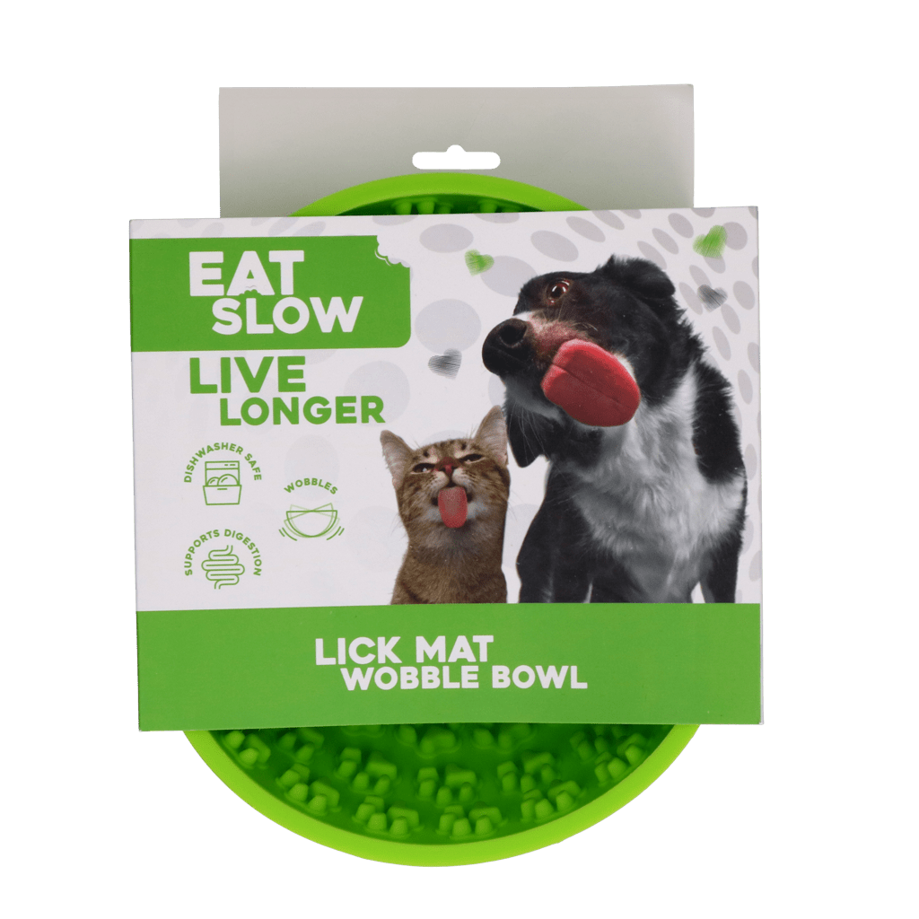 Eat Slow Live Longer Lick Mat Wobble Bowl - all for animals