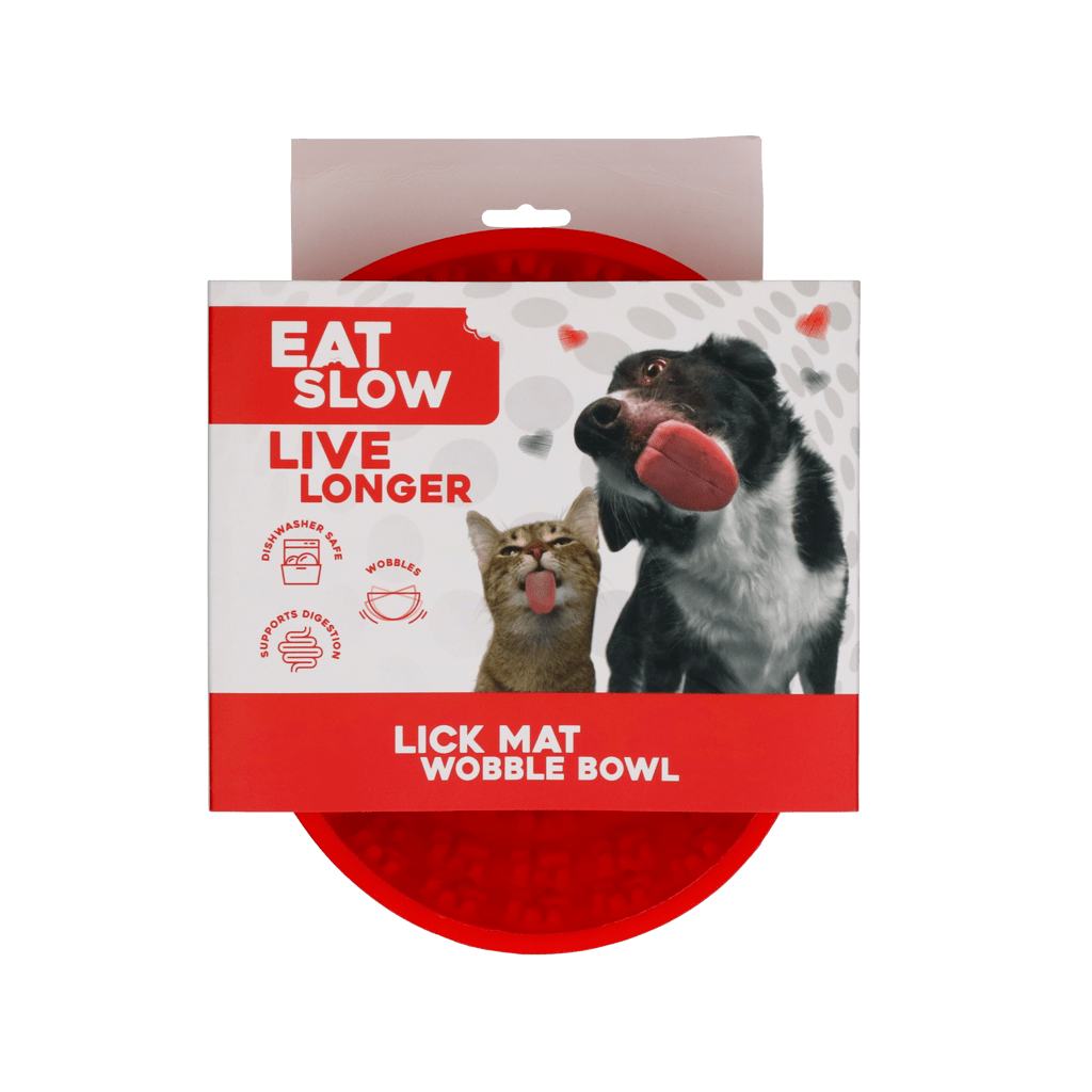 Eat Slow Live Longer Lick Mat Wobble Bowl - all for animals