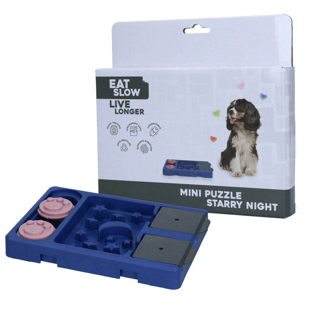 Eat Slow Live Longer Mini Puzzle Starry Night - All For Animals