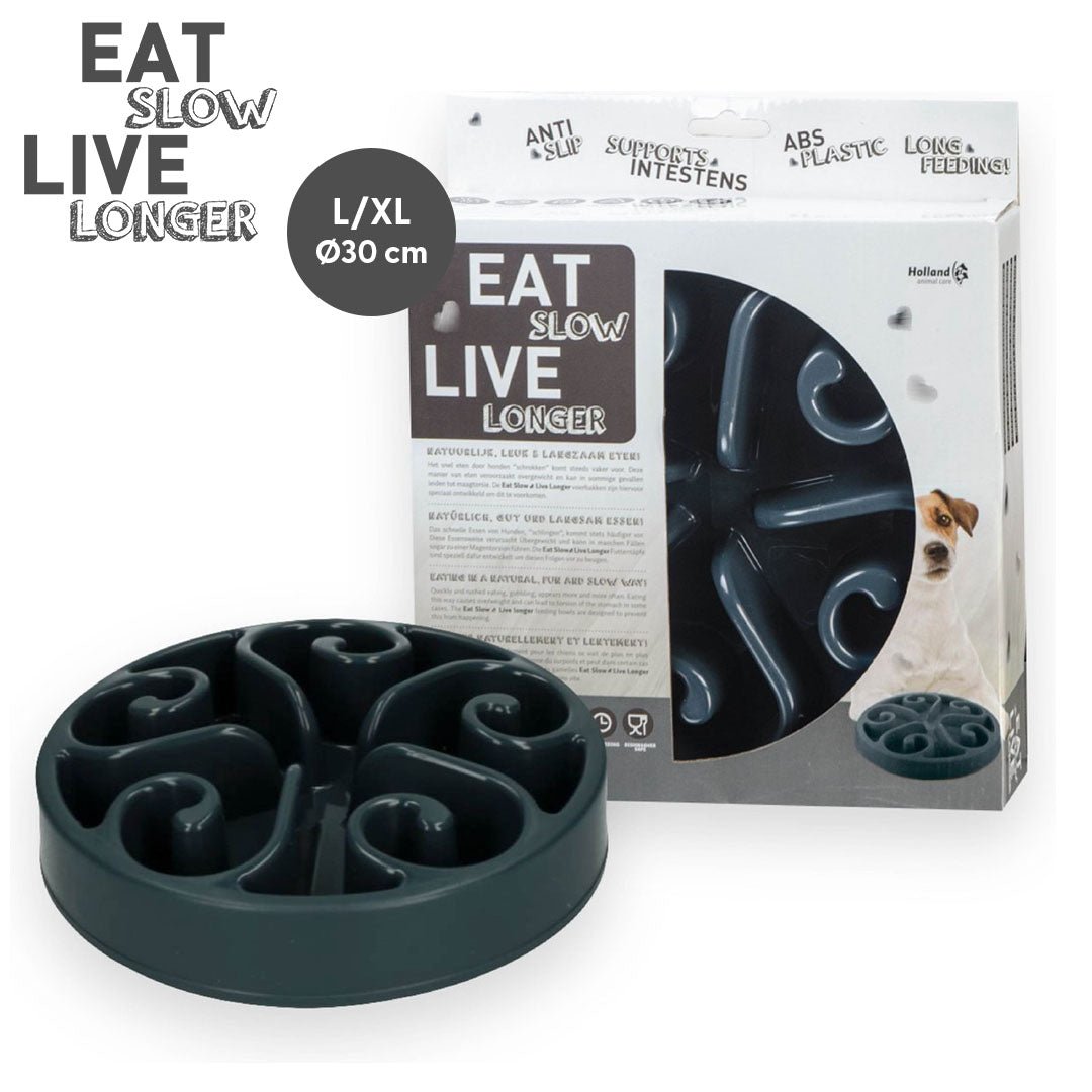 Eat Slow Live Longer Original Grijs - All For Animals