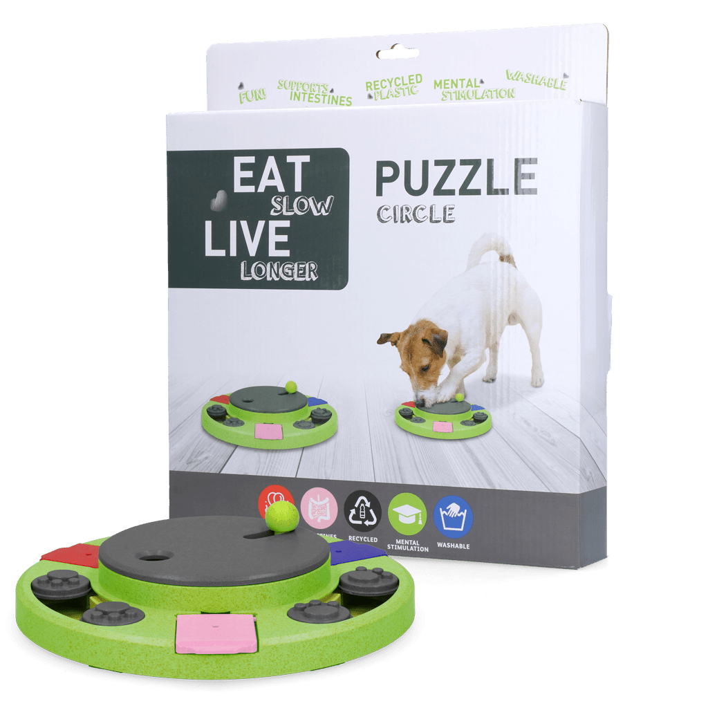 Eat Slow Live Longer Puzzle Circle - all for animals