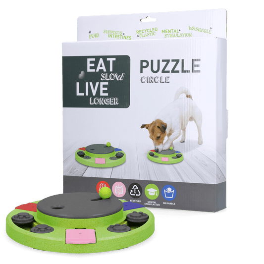 Eat Slow Live Longer Puzzle Circle - all for animals