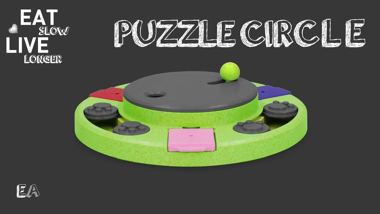 Eat Slow Live Longer Puzzle Circle - all for animals