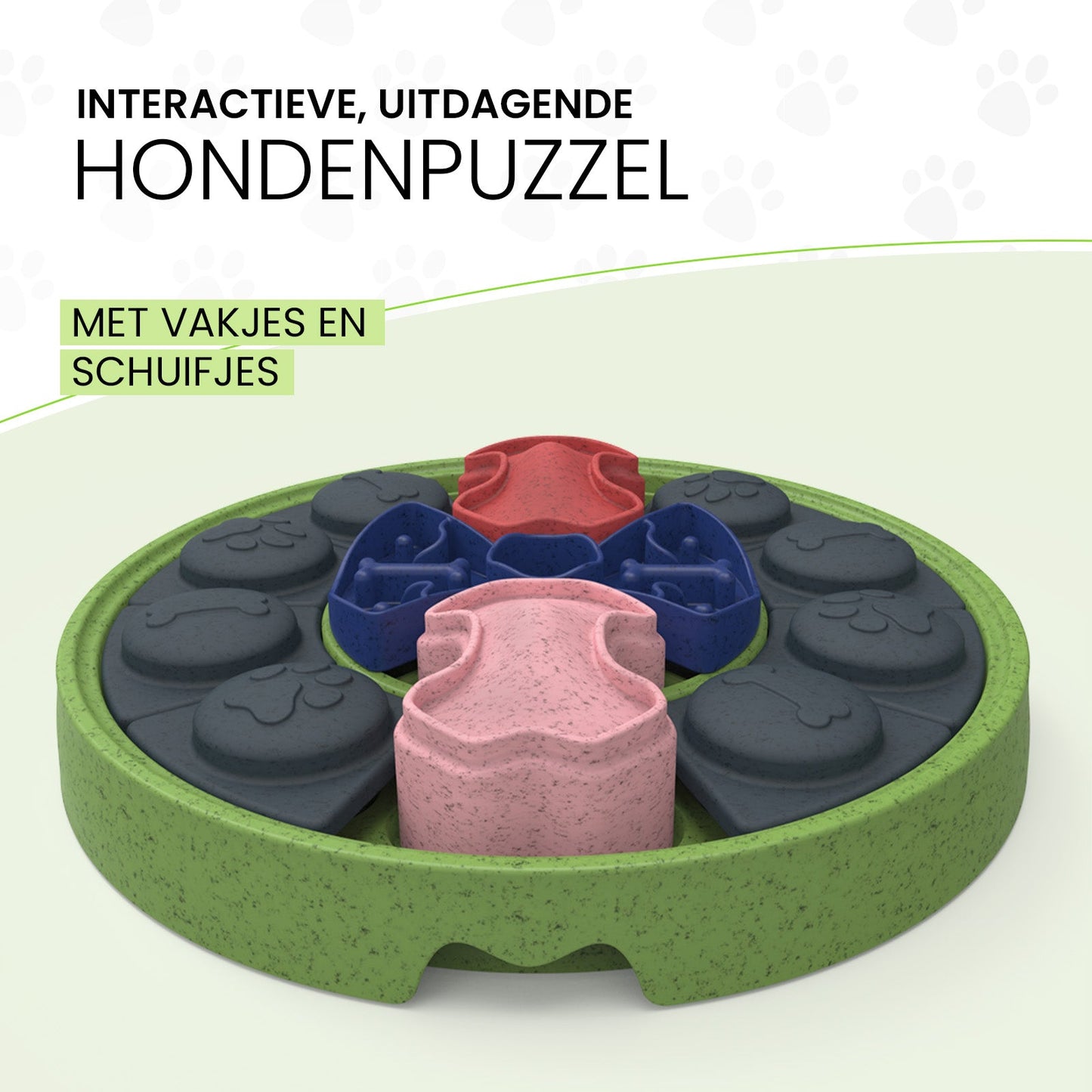 Eat Slow Live Longer Puzzle Disc - all for animals