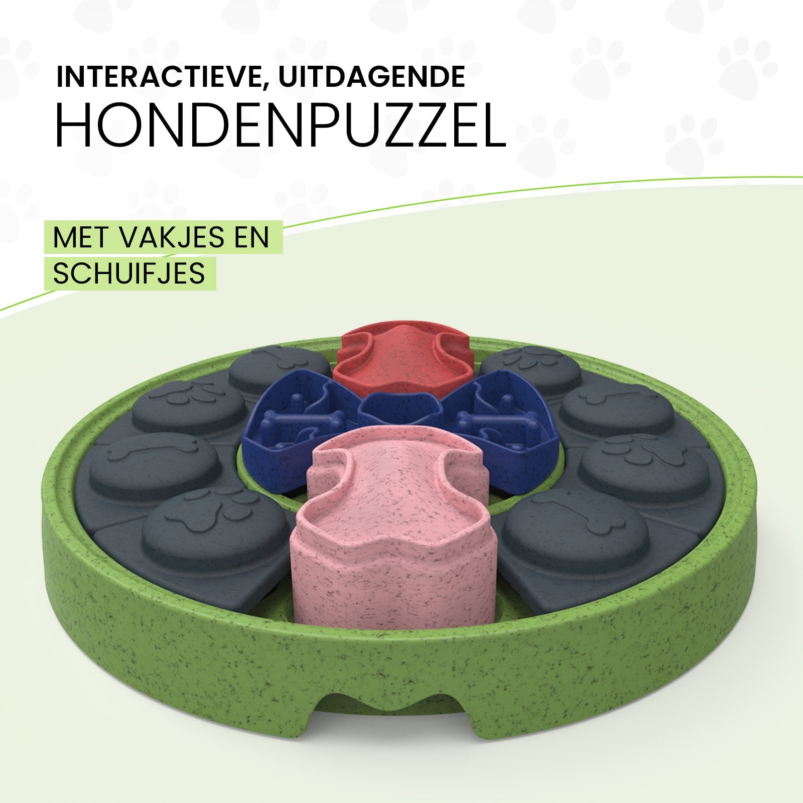 Eat Slow Live Longer Puzzle Disc - all for animals