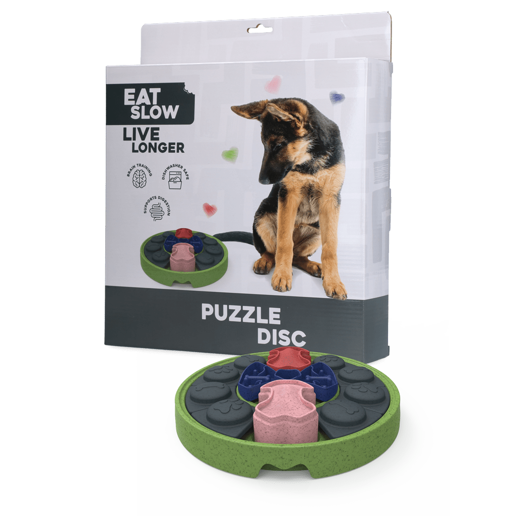 Eat Slow Live Longer Puzzle Disc - all for animals